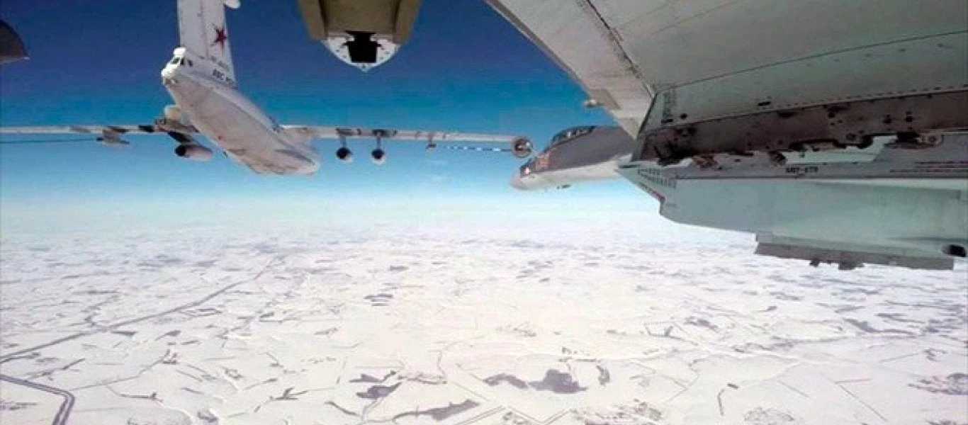Ρωσία: Εναέριος ανεφοδιασμός Su-35S από Il-76 στα 6.000 μ. (βίντεο)